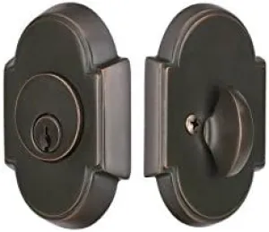 Emtek 8466#8 Deadbolt Single Cylinder- 9 Finish Options (Oil Rubbed Bronze US10B)