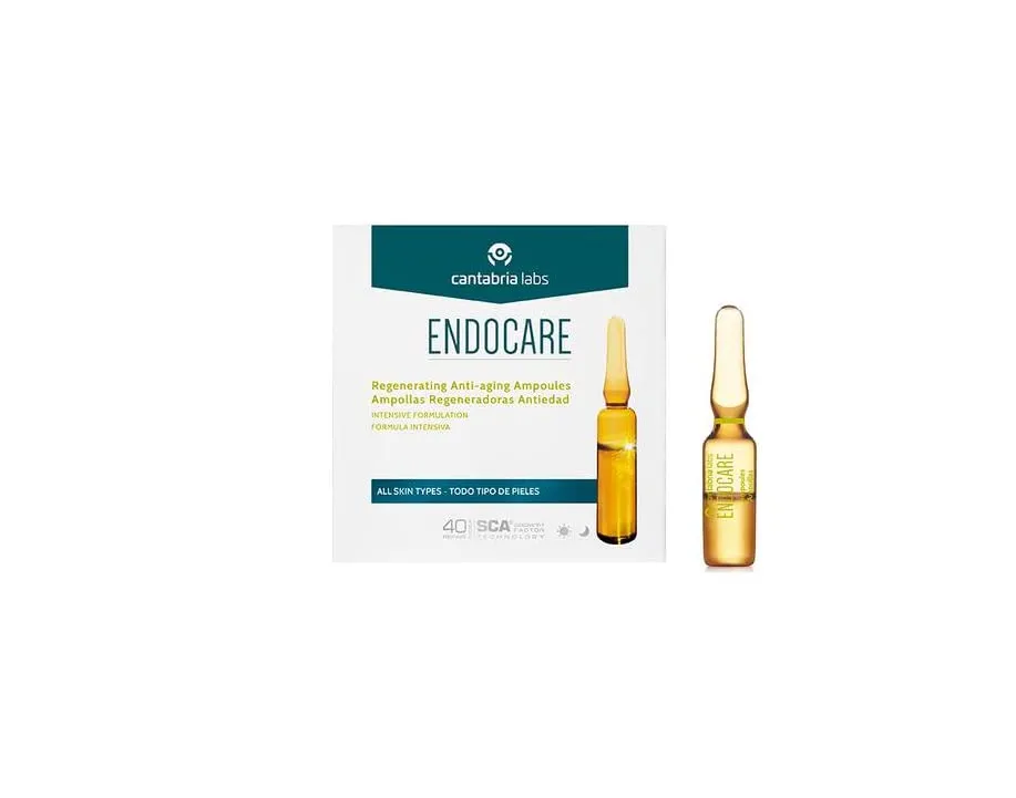 Endocare Concentrate SCA 40-7x1ml Anti-aging Cantabria Labs, 0.03 Fl Oz (Pack of 1), 0.033 Fl Oz