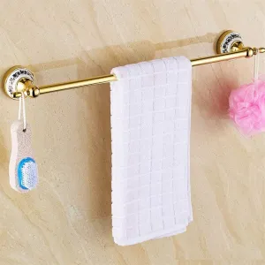 European Style Single Towel Rack Stainless Steel Antique Towel Rail Anti-Corrosion Non-Rusting Towel bar for Bathroom Kitchen Office-H 70cm Color : B Size : 70cm(28inch) (C 50cm(20inch))