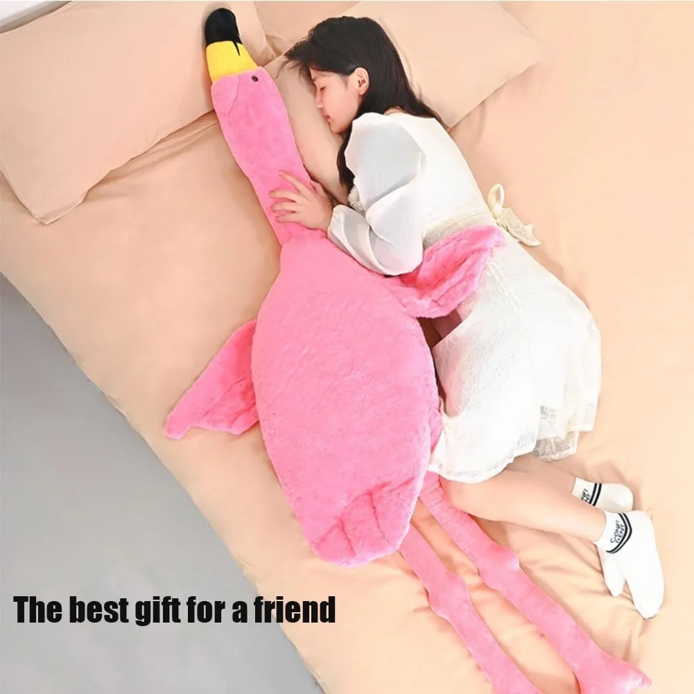 Flamingo Stuffed Animal Plush Pillow,Pink Flamingo Soft Plush Doll Toys,Gift for Kids and Adults (74in)