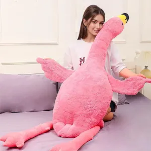 Flamingo Stuffed Animal Plush Pillow,Pink Flamingo Soft Plush Doll Toys,Gift for Kids and Adults (74in)