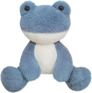 Frog Stuffed Animal, Navy Blue Frog Plush Toy, Soft Cuddly Plushie Hugger Toy for Boys Girls, Gifts for Kids or Girlfriend, 8.5 Inches