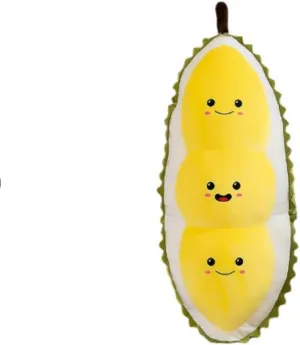 Fruit Durian Plush Pillow Toys with Soft Surface, Suitable for Birthday, Party, 1 Piece (29.5inch)
