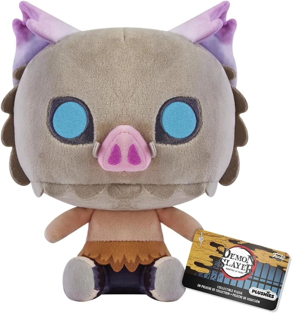 Funko Plush Demon Slayer - 7" Inosuke Hashibira - Collectable Soft Plush - Birthday Gift Idea - Official Merchandise - Stuffed Plushie for Kids and Adults - Ideal for Anime Fans and Girlfriends