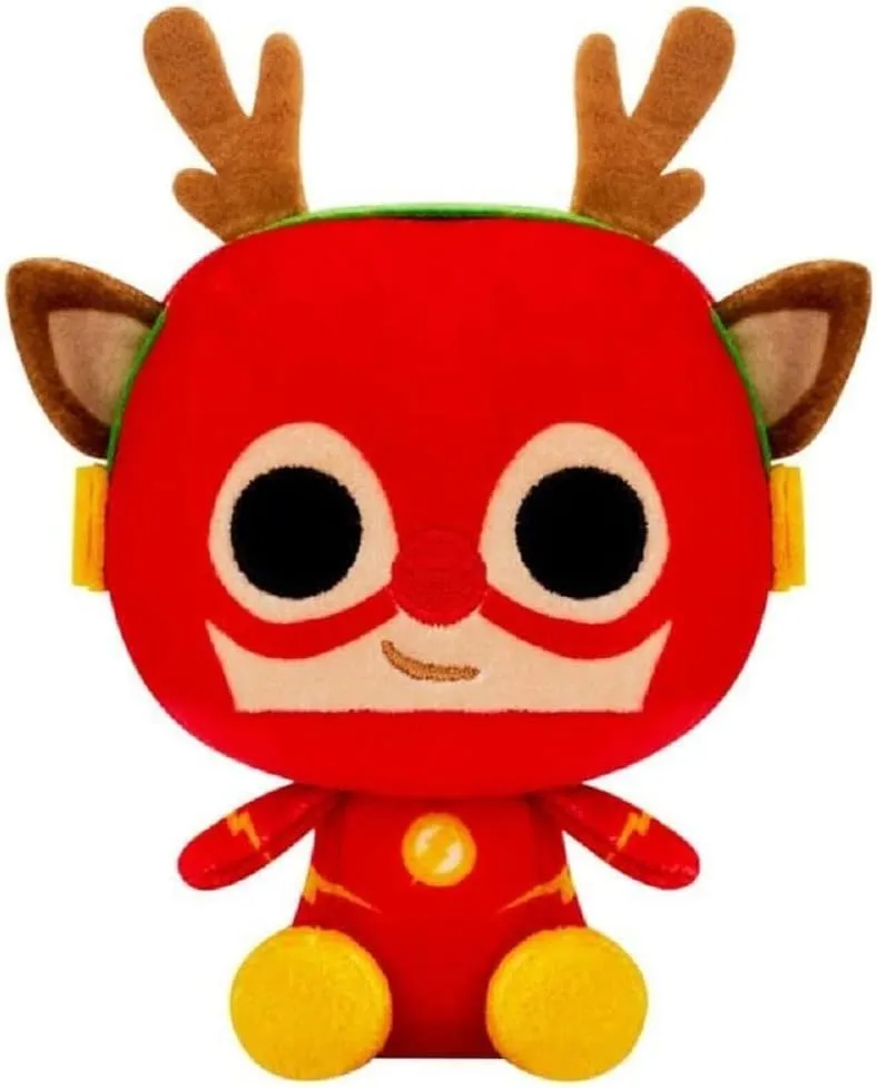 Funko POP! Plush: DC Holiday - 4" The Flash - DC Comics - Soft Toy - Birthday Gift Idea - Official Merchandise - Stuffed Plushie for Kids and Adults - Ideal for Comic Books Fans and Girlfriends