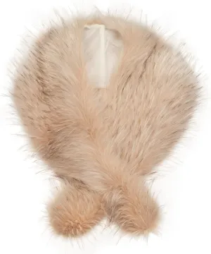 Futrzane Classic Shawl - Faux Fur Stoles Wraps for Women - Large Fake Fur Scarf