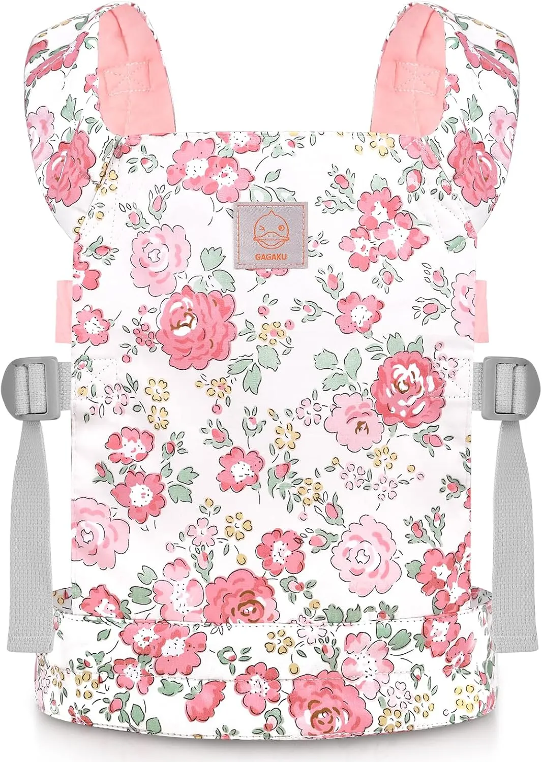 GAGAKU Reborn Baby Doll Carrier Baby Girl Carrier Baby Alive Stuffed Animal Doll Carriers for Little Girls - Pink Peony
