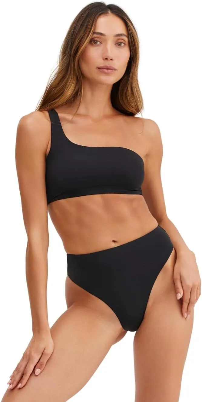 Gottex Au Naturel Serenity Women’s Must Have Swimwear One Shoulder Bathing Bikini Top - Swim Essential