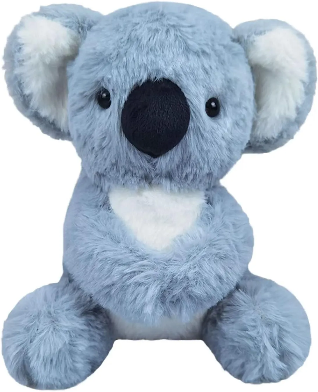 Gray Plush Koala Stuffed Animal Toy, Soft Cuddly Plushie Hugger Toy for Boys & Girls, Gifts for Kids or Girlfriend, 8 Inches