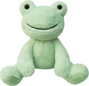 Green Plush Frog Stuffed Animal Toy, Soft Cuddly Plushie Hugger Toy for Boys Girls, Gifts for Kids or Girlfriend, 12 Inches