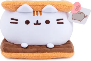 GUND Pusheen S’mores Squisheen Plush, Stuffed Animal for Ages 8 and Up, Brown/White, 12”