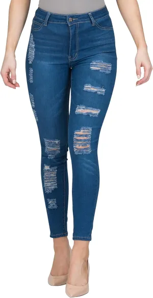 High Waisted Jeans for Women Stretch Skinny Colored Long Pants Plus Size Black White Khaki