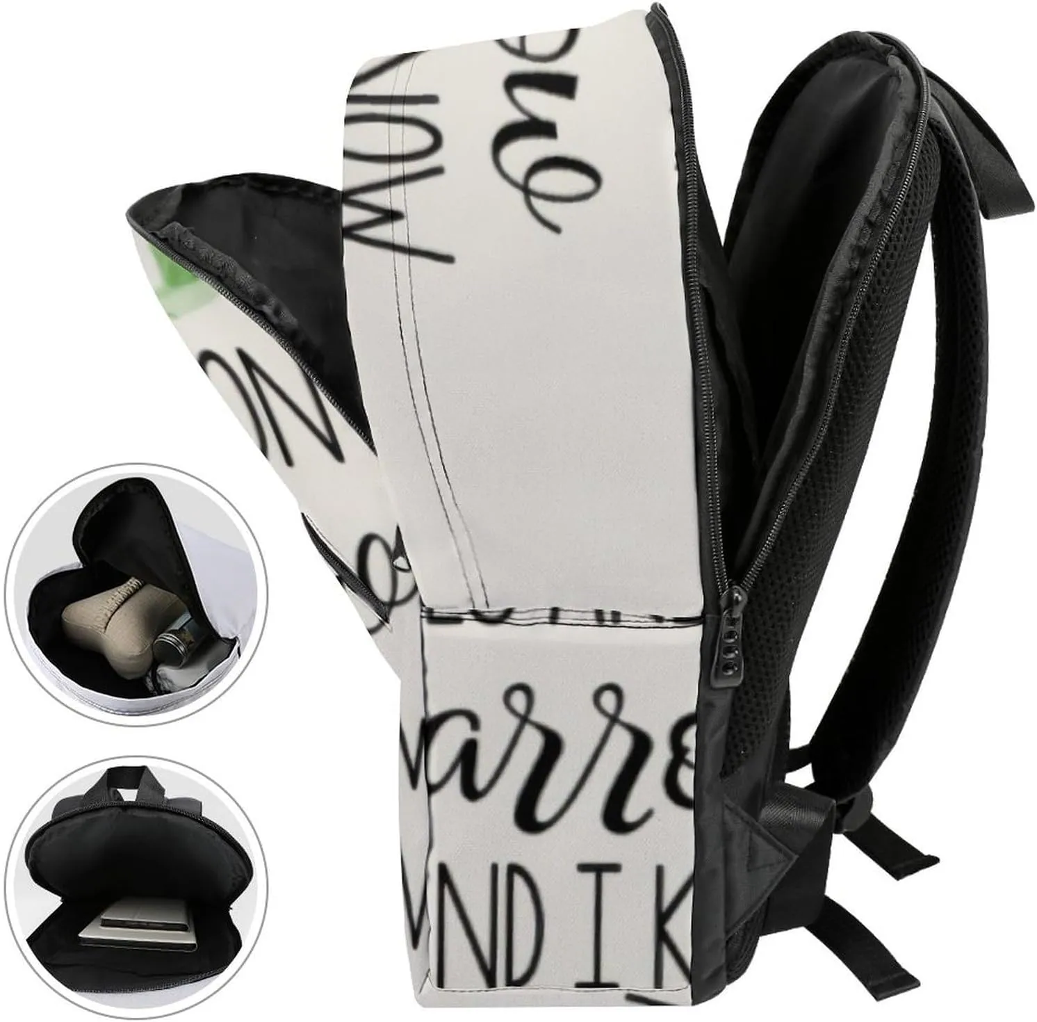 'His Eyes Are on The Sparrow Classic Neutral Casual Lightweight Laptop Backpack Made of Materials, Suitable for Multiple Uses