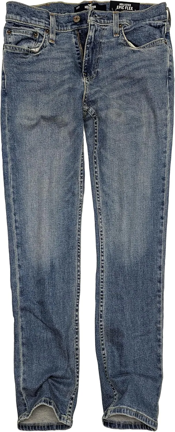 Hollister California Men's Epic Flex Straight Jeans HOM-33
