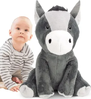 Homily Stuffed Donkey, Plush Donkey, Stuffed Animal Toy, Valantine Easter Gifts for Boys Girls Kids，20 Inches