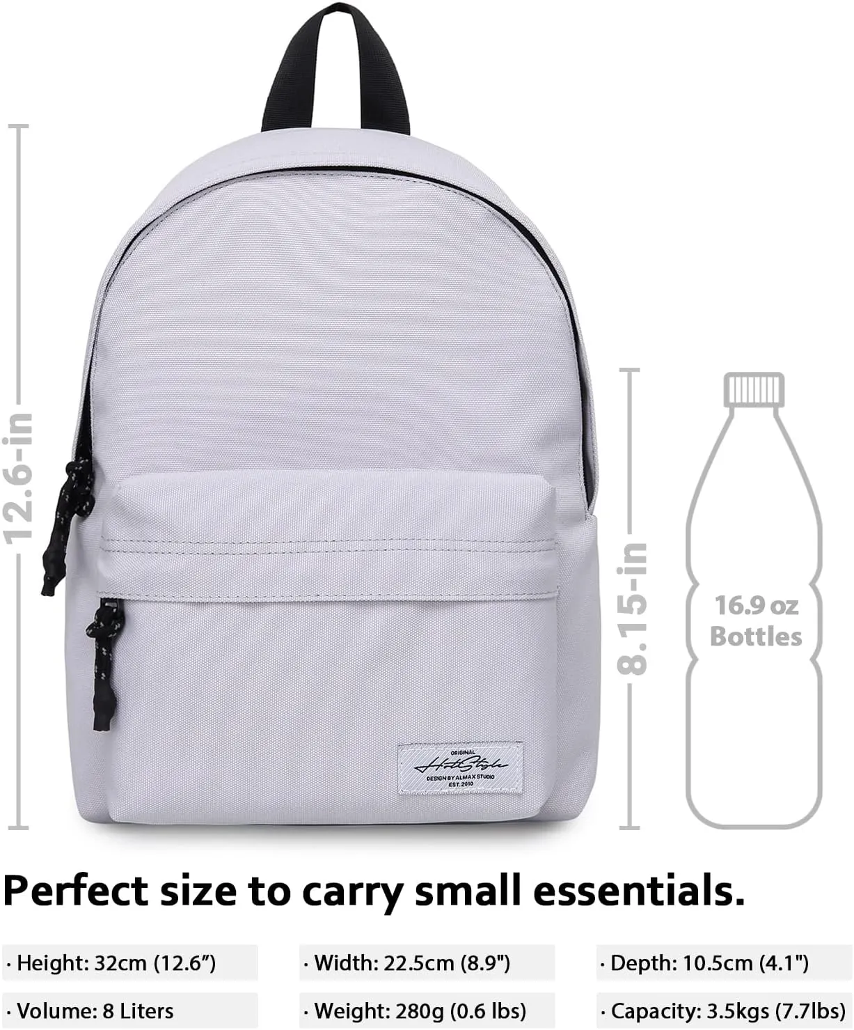 HotStyle SIMPLAY  Mini Backpack, Multiple Colors and Patterns, 8 Litres