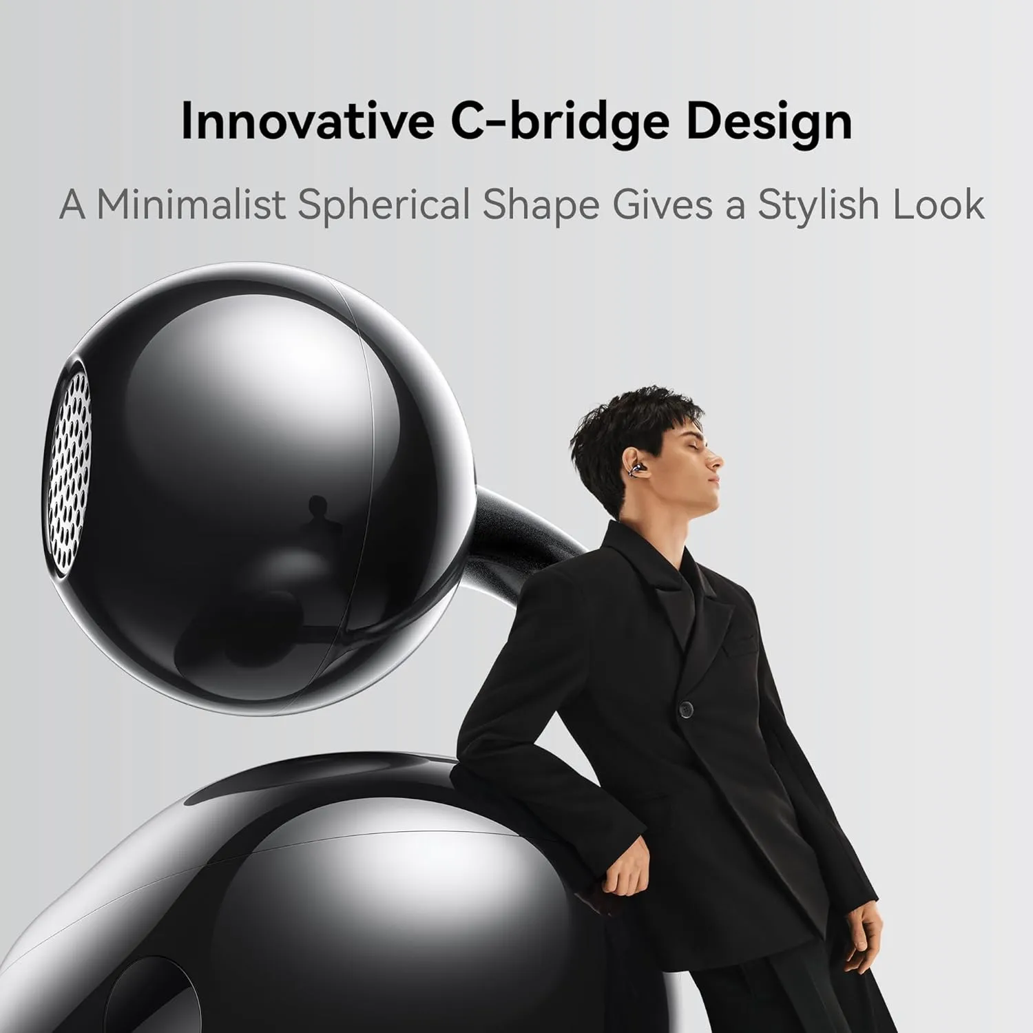 HUAWEI FreeClip, Groundbreaking Aesthetic Design, Feather-Light Wearing, Open-Ear Listening, AI Crystal-Clear Call, Long Battery Life, Dual-Device Connections, Rose Gold.