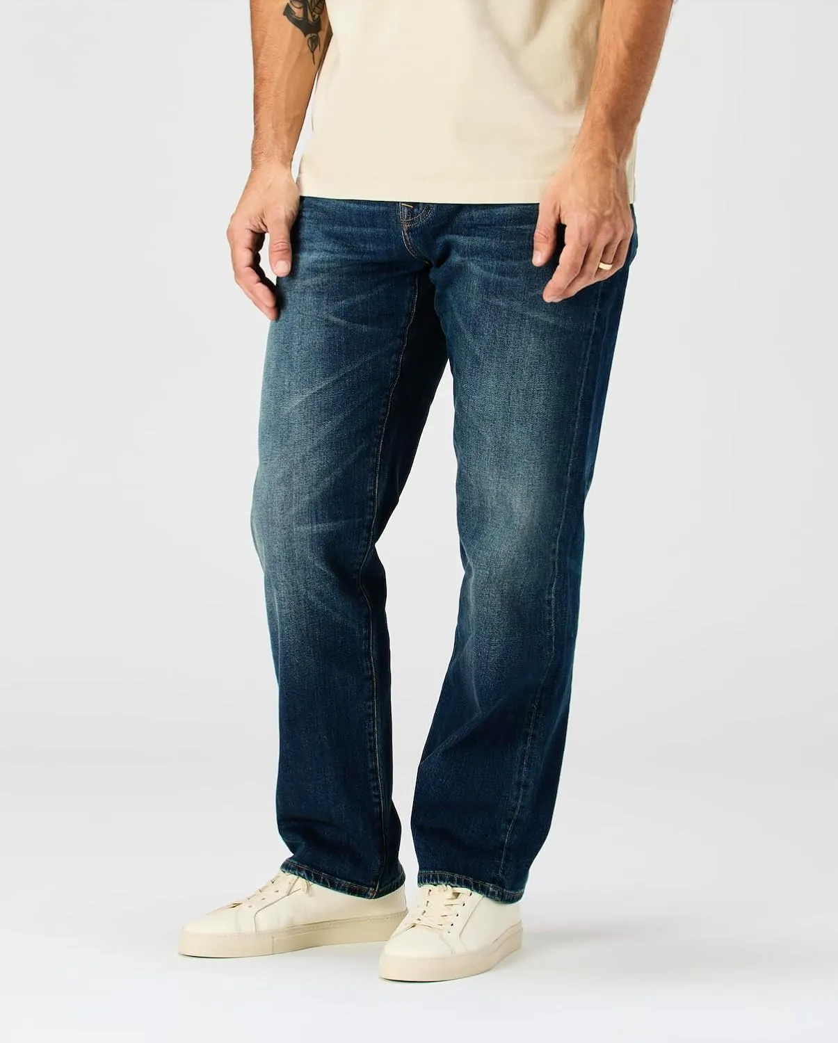 Huckberry Stretch Selvedge Denim Jeans for Men - 11.7 oz Mens Jeans with 1% Stretch, Copper Rivets- Year-Round Men Jeans
