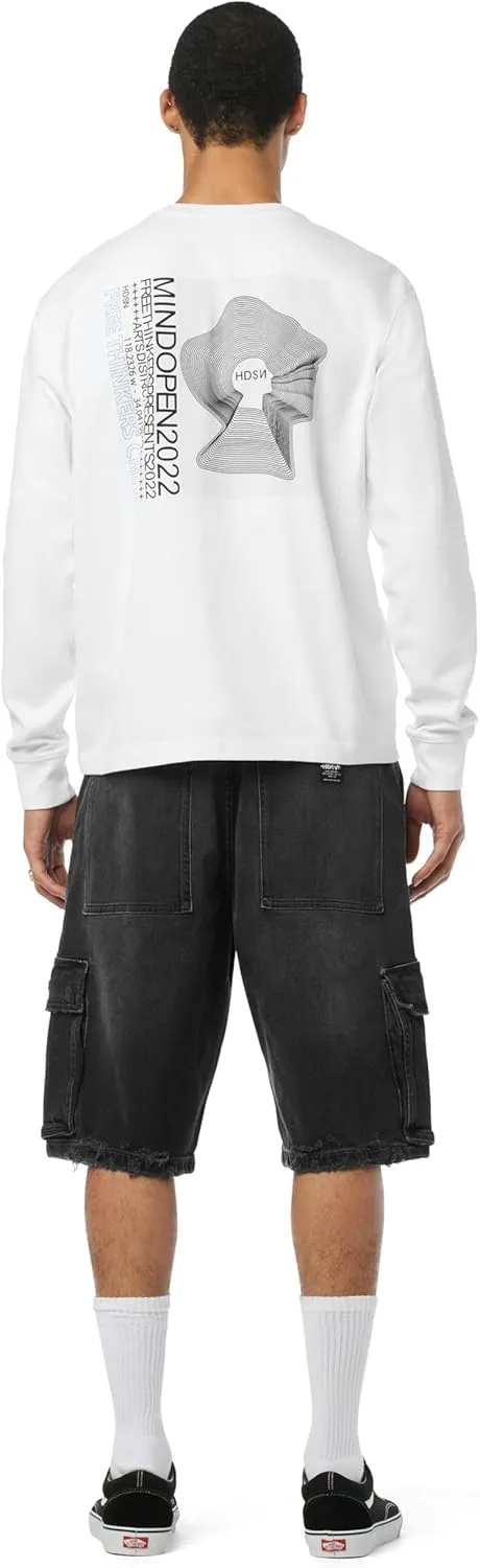 HUDSON Men's 90's Denim Cargo Short