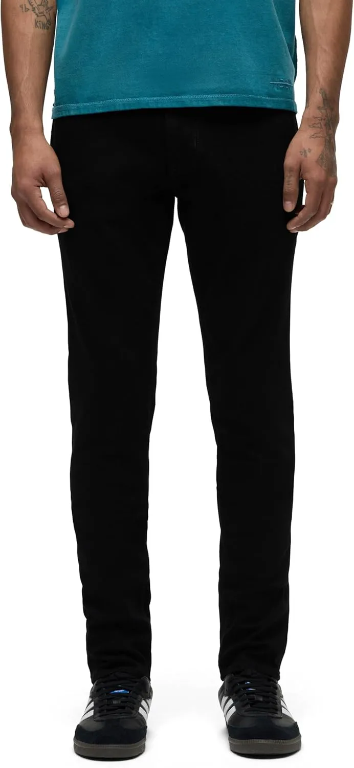 HUDSON Men's Blake Slim Straight Leg Jean, Raven, 42W x 32L