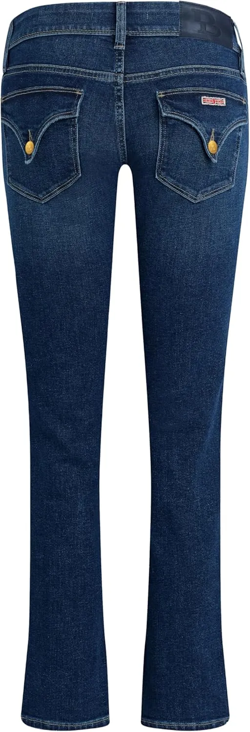 HUDSON Women's Brooks Nader Beth Mid-Rise Straight Ankle Jean