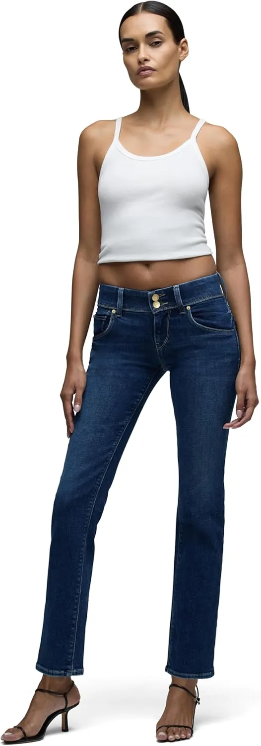 HUDSON Women's Brooks Nader Beth Mid-Rise Straight Ankle Jean