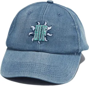 HUF Apollo Denim 6 Panel Cv Hat - Light Blue