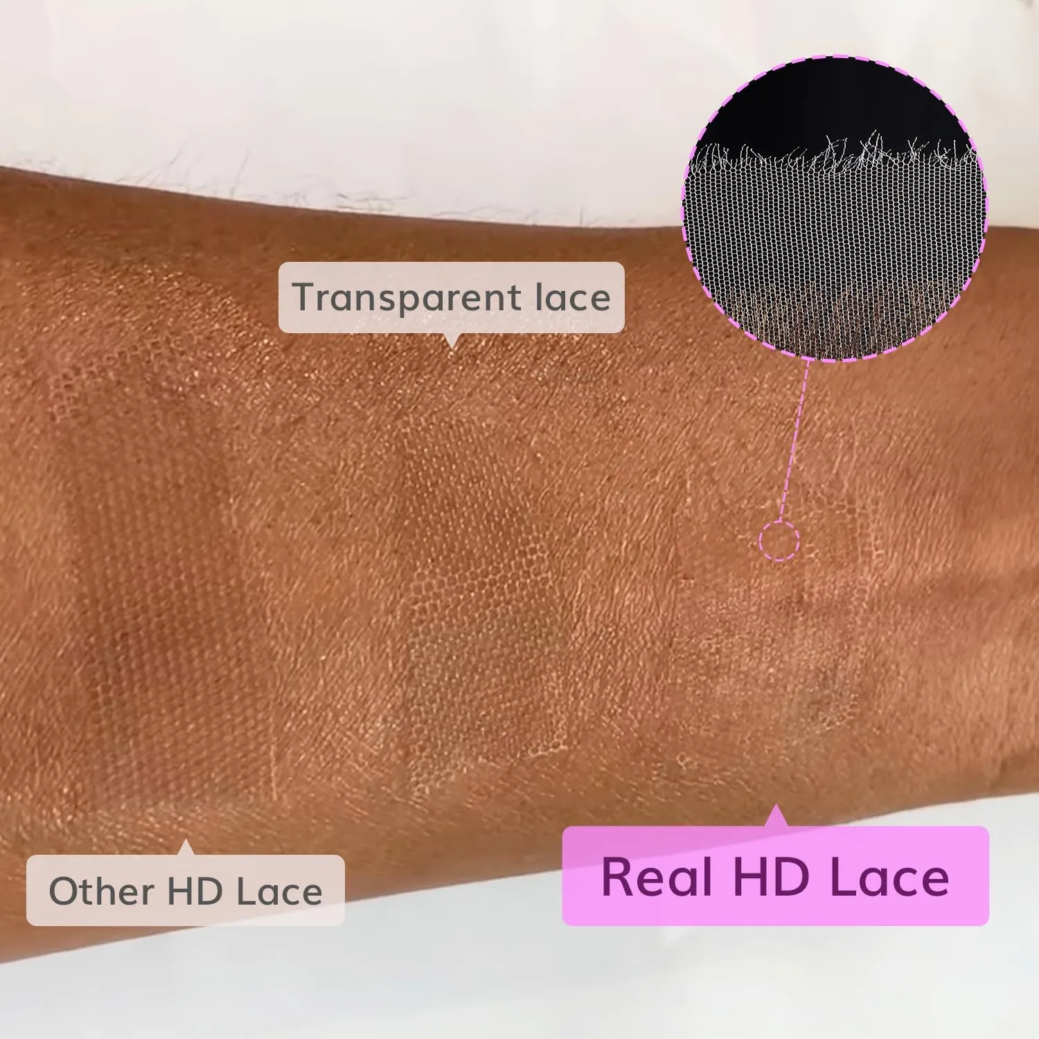 IDN BEAUTY SKINLIKE REAL HD 2x6 Lace Closure Human Hair Straight 12 Inch Bleached Single Knots HD Closure Ultra-thin 2x6 Lace Closure Virgin Human Hair 0.1 mm Pre Plucked Hairline Lace Closure