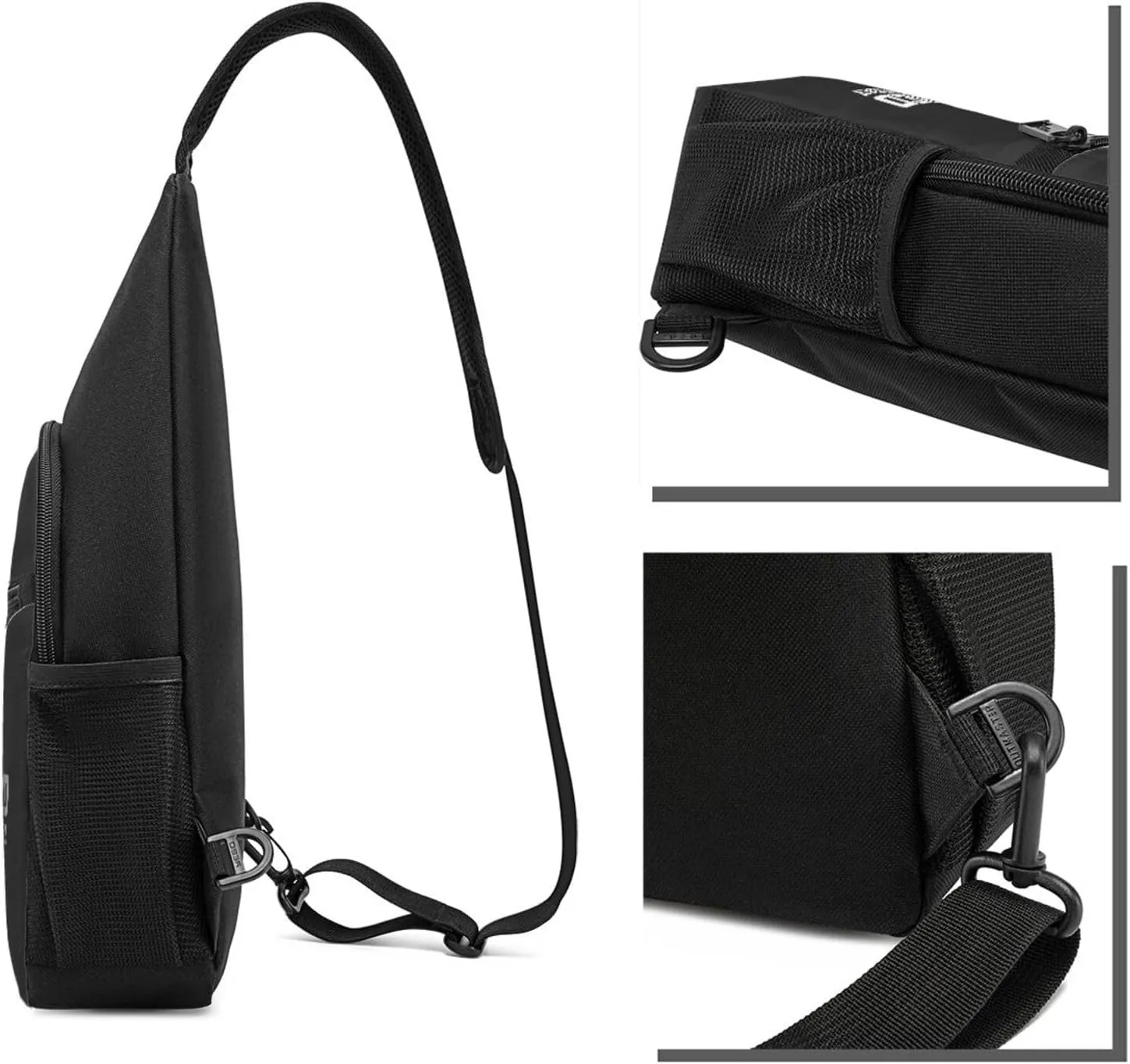 I'M Retired Every Day Is Saturday Unisex Chest Bag Lightweight Crossbody Shoulder Bag Travel Pocket Black