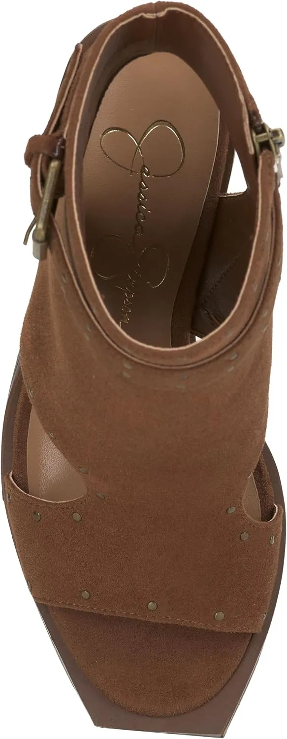 Jessica Simpson Women's Rochha Open Toe Bootie Mid Calf Boot