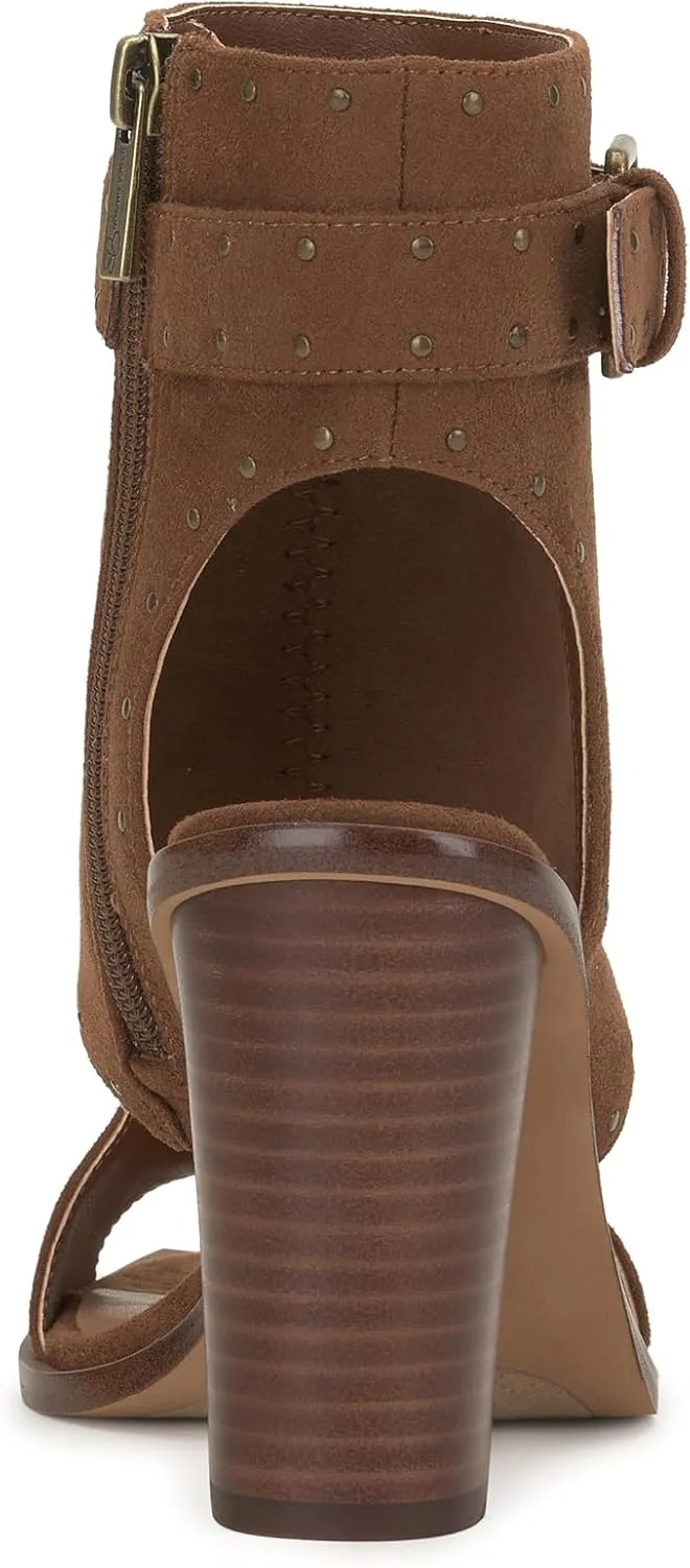 Jessica Simpson Women's Rochha Open Toe Bootie Mid Calf Boot