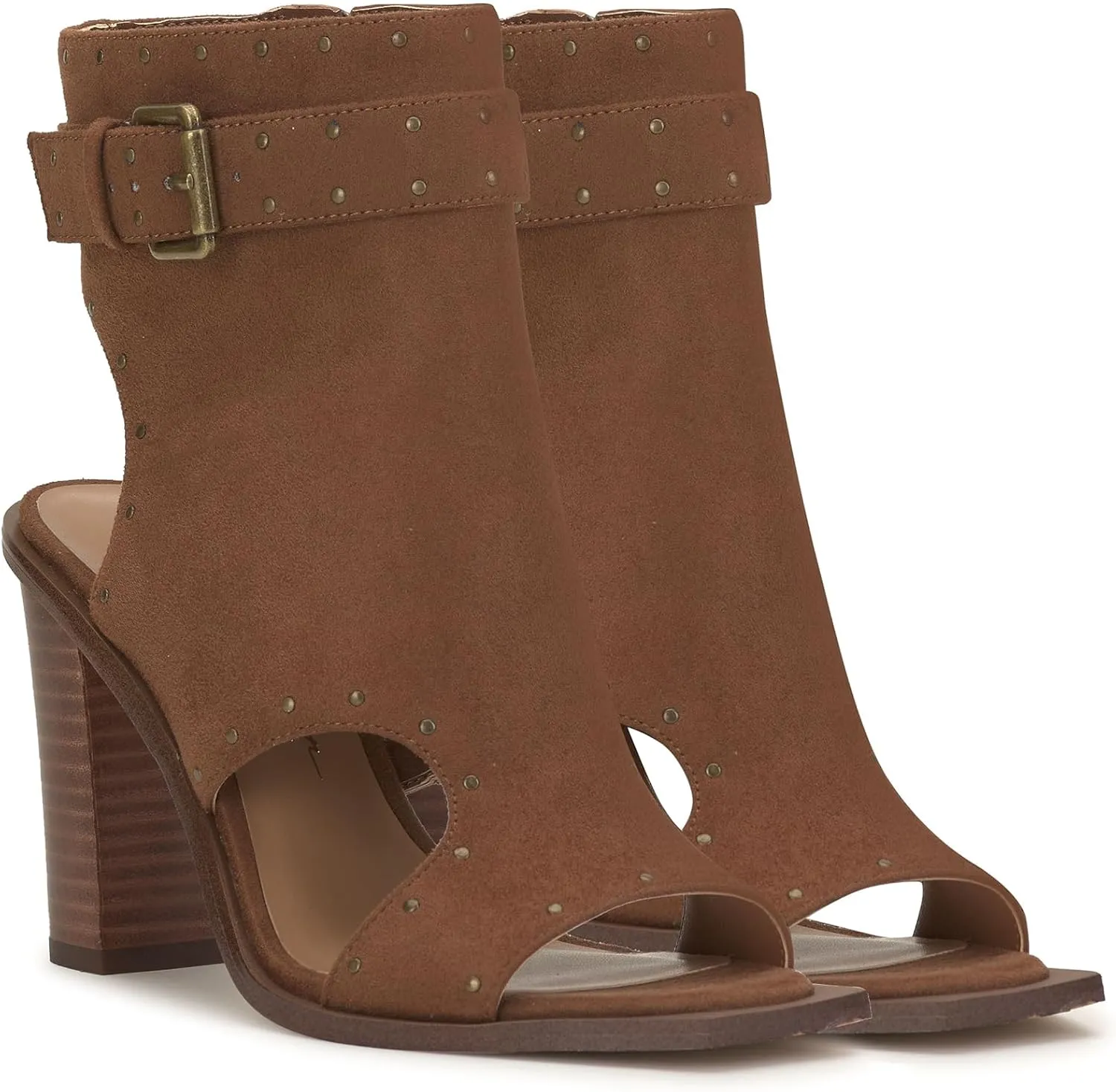 Jessica Simpson Women's Rochha Open Toe Bootie Mid Calf Boot