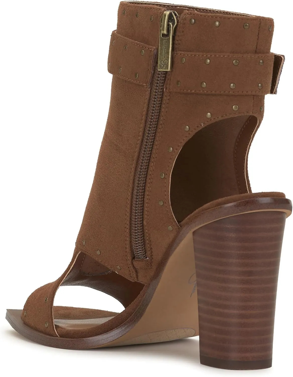 Jessica Simpson Women's Rochha Open Toe Bootie Mid Calf Boot