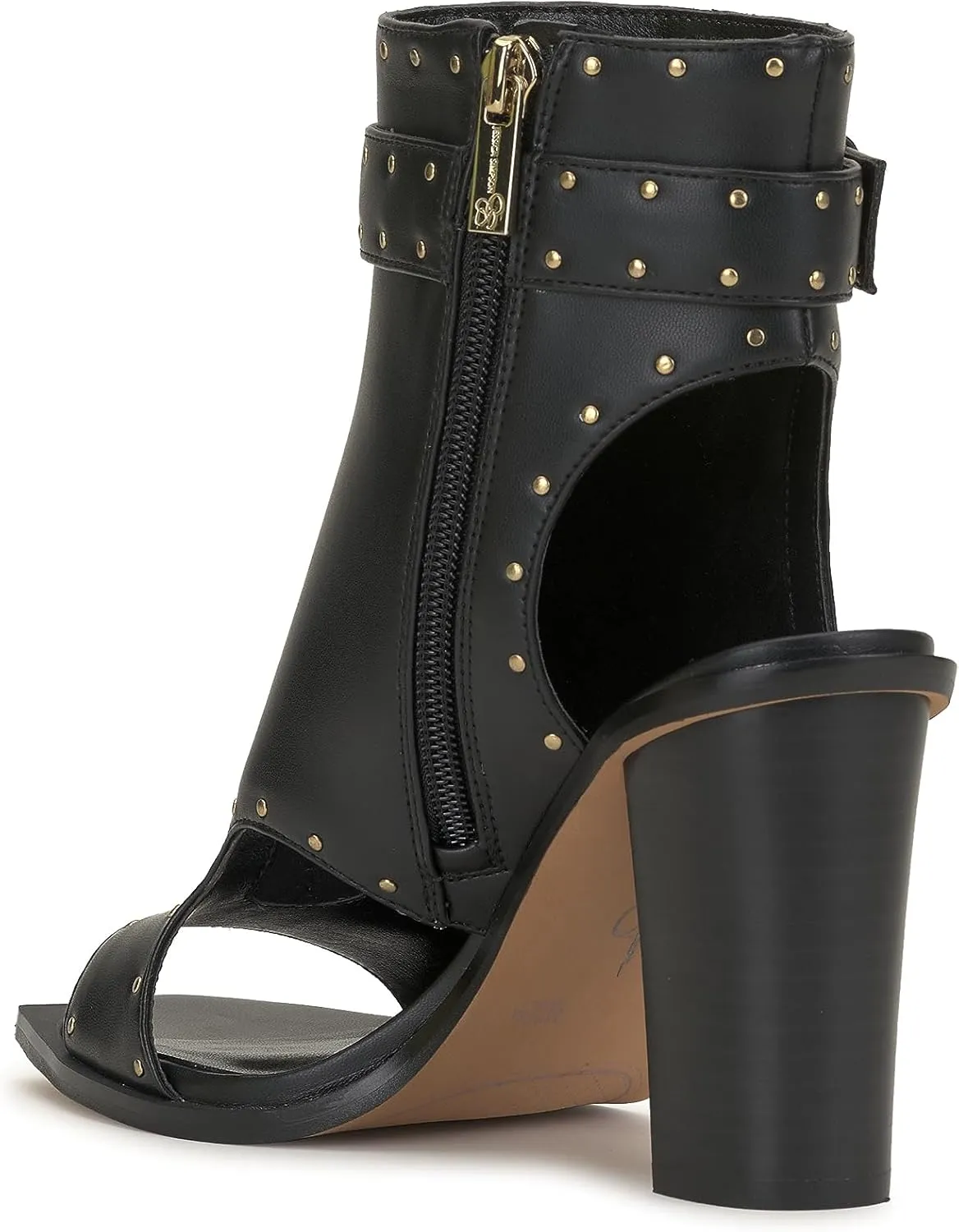 Jessica Simpson Women's Rochha Open Toe Bootie Mid Calf Boot