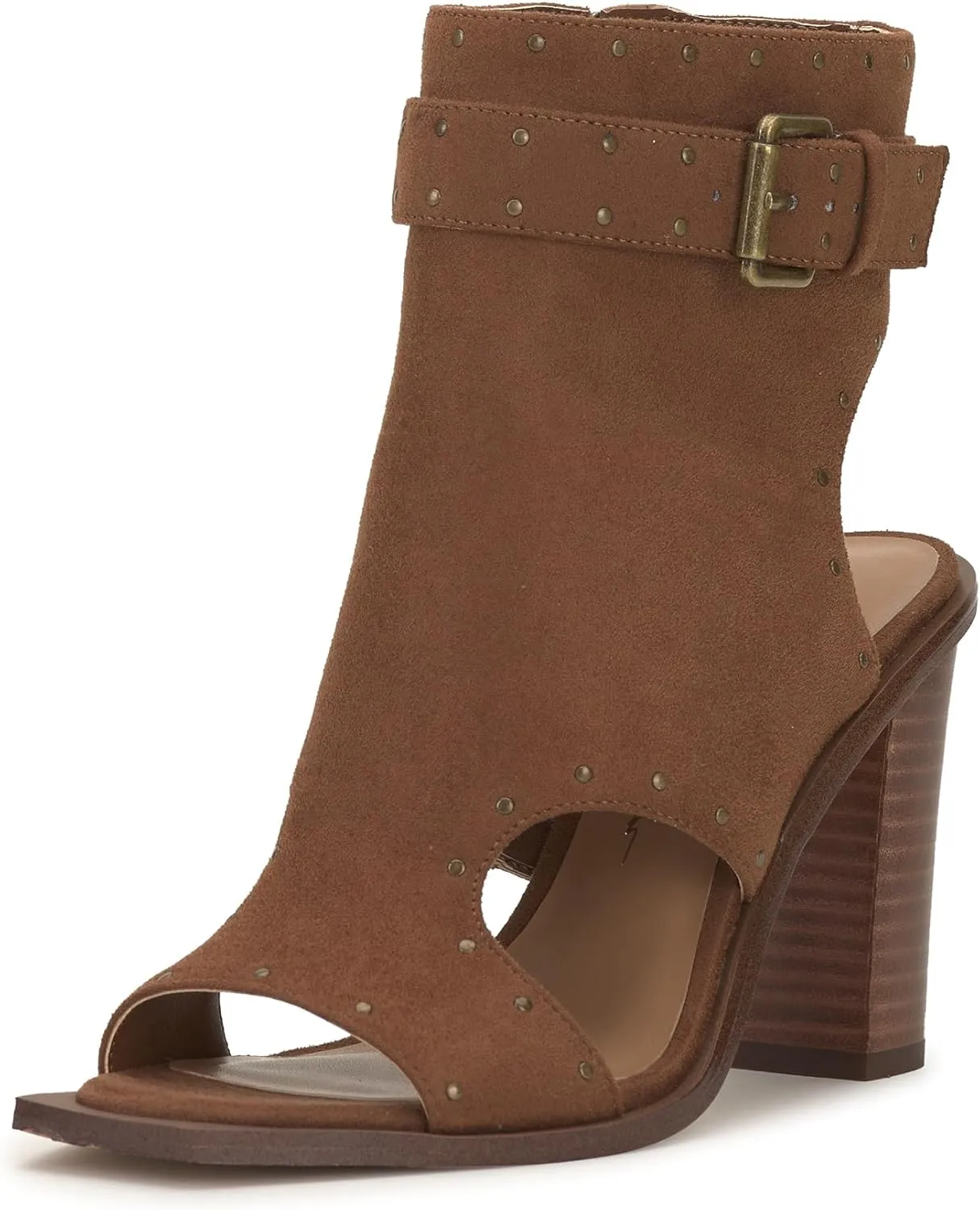 Jessica Simpson Women's Rochha Open Toe Bootie Mid Calf Boot