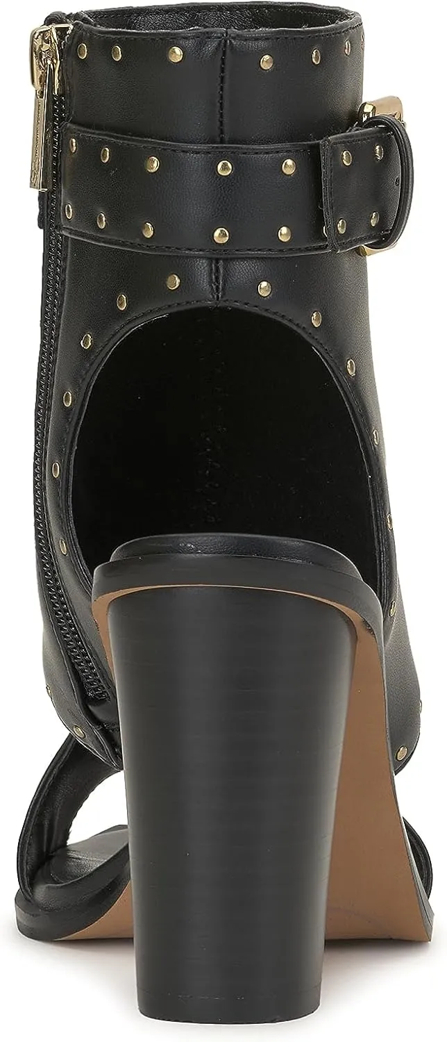Jessica Simpson Women's Rochha Open Toe Bootie Mid Calf Boot