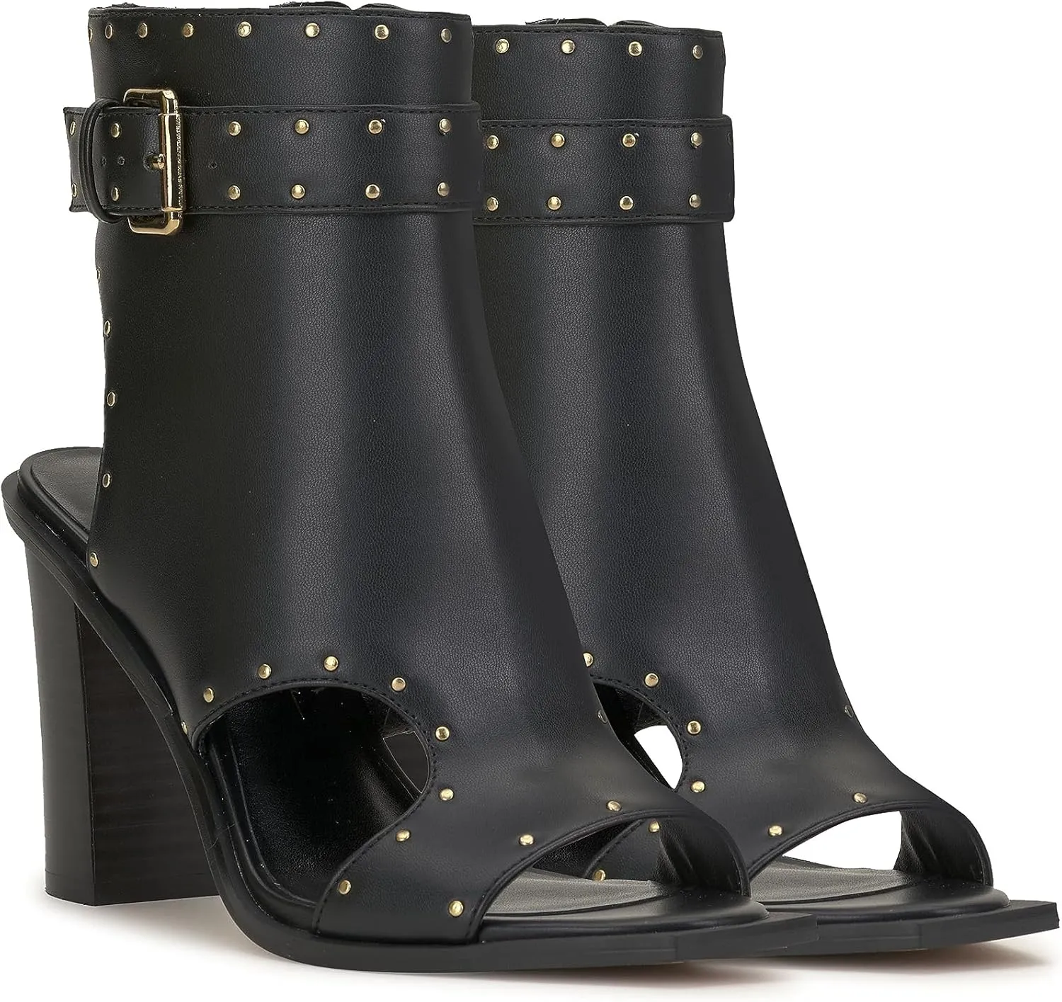 Jessica Simpson Women's Rochha Open Toe Bootie Mid Calf Boot