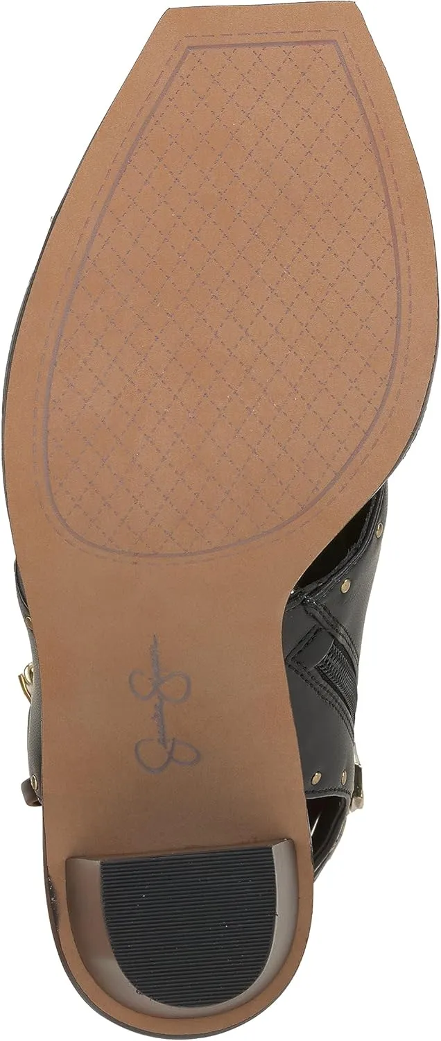 Jessica Simpson Women's Rochha Open Toe Bootie Mid Calf Boot