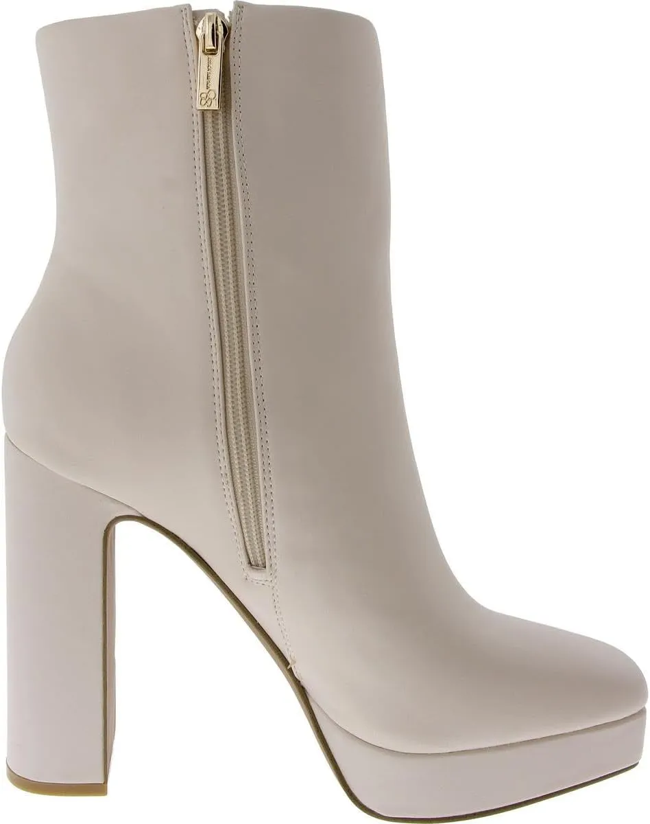 Jessica Simpson Womens Vilatta Block Heel Booties