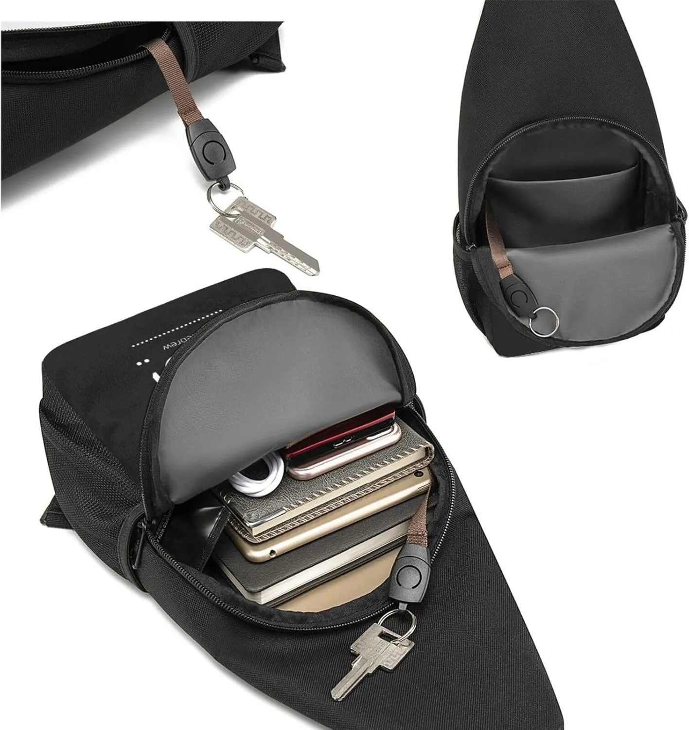 Jesus Yeshua Hebrew Unisex Chest Bag Lightweight Crossbody Shoulder Bag Travel Pocket