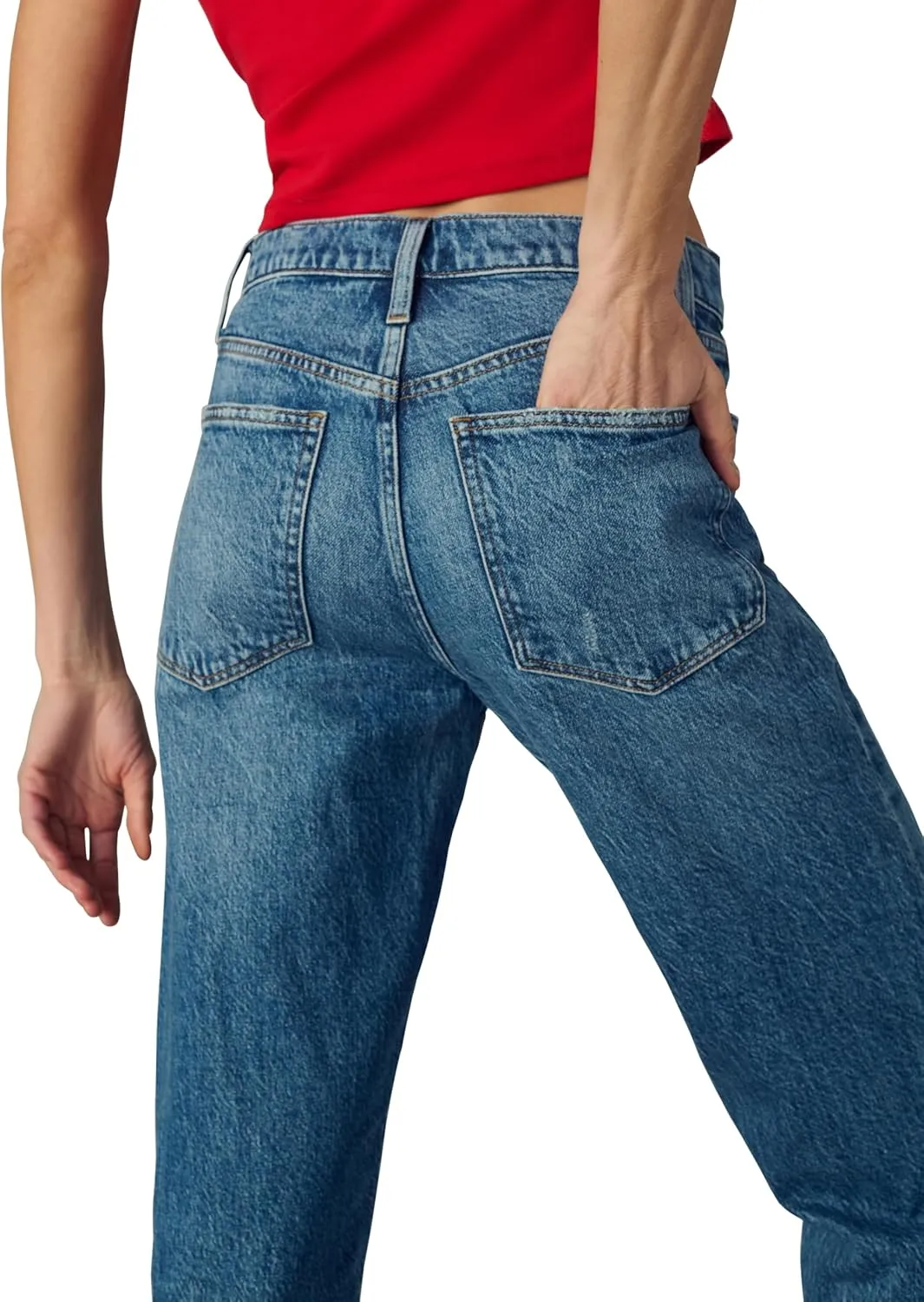 Joe's Women's The 90's Niki Mid Rise Boyfriend Straight Leg Jean