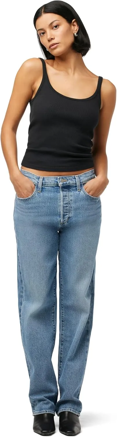 Joe's Women's The 90's Niki Mid Rise Boyfriend Straight Leg Jean