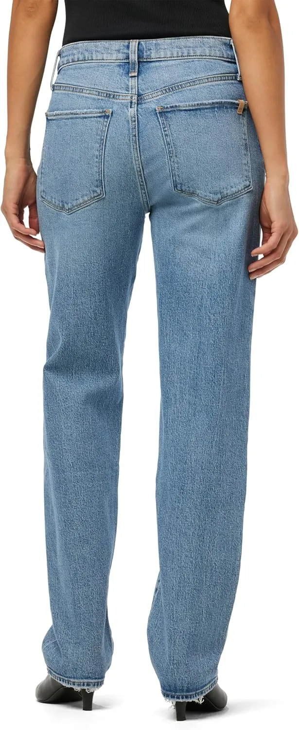 Joe's Women's The 90's Niki Mid Rise Boyfriend Straight Leg Jean