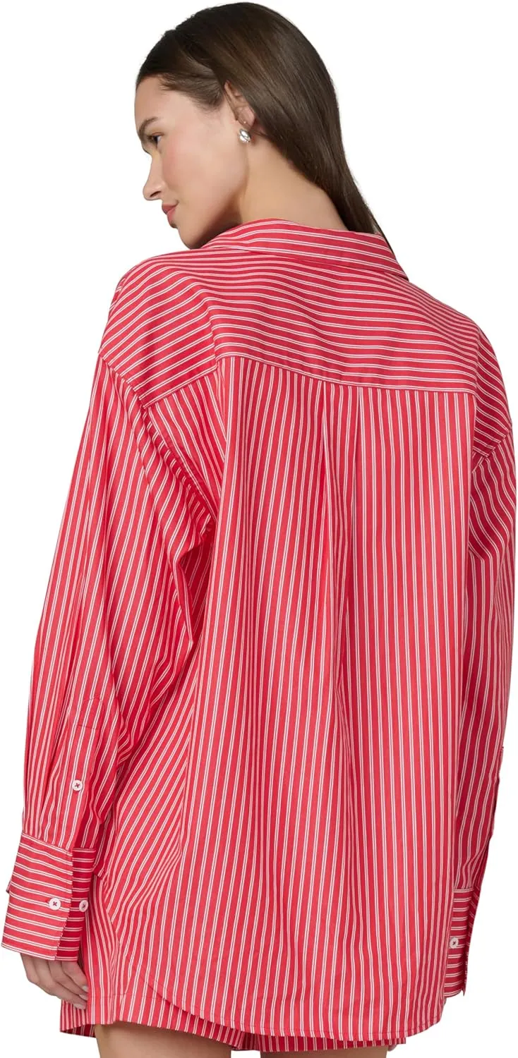 Joe's Women's The Boyfriend Button Down Long Sleeve Shirt