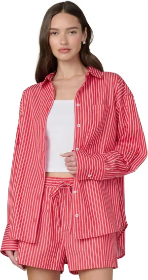 Joe's Women's The Boyfriend Button Down Long Sleeve Shirt