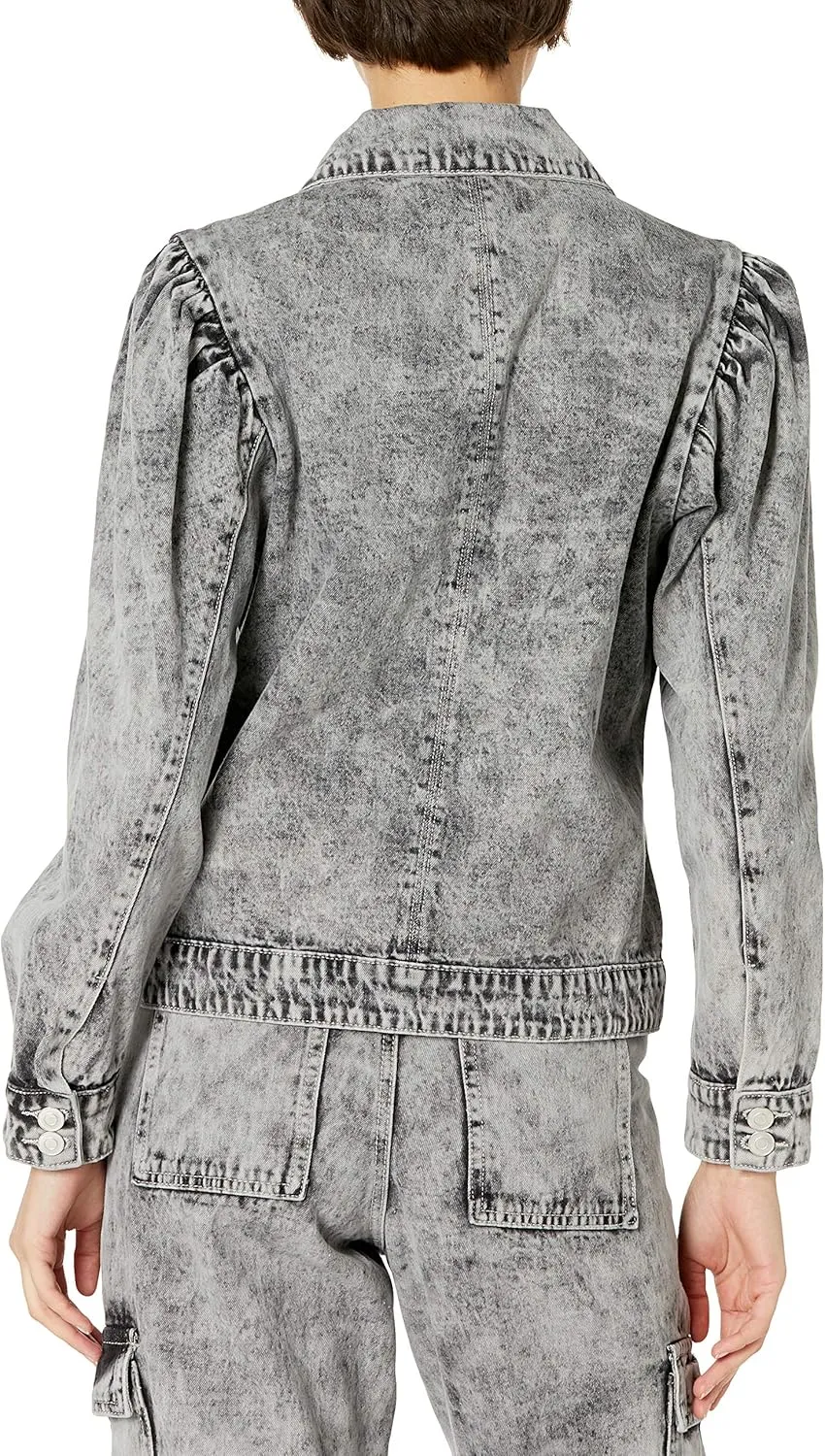 KENDALL   KYLIE Women's Puff Sleeve Denim Jacket - Amazon Exclusive