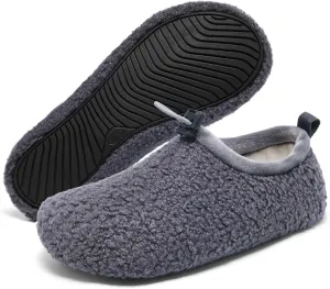 Kids Cozy Slippers Winter Warm House slippers Socks Anti-Skid shoes (Toddler/Little Kid/Big Kid)