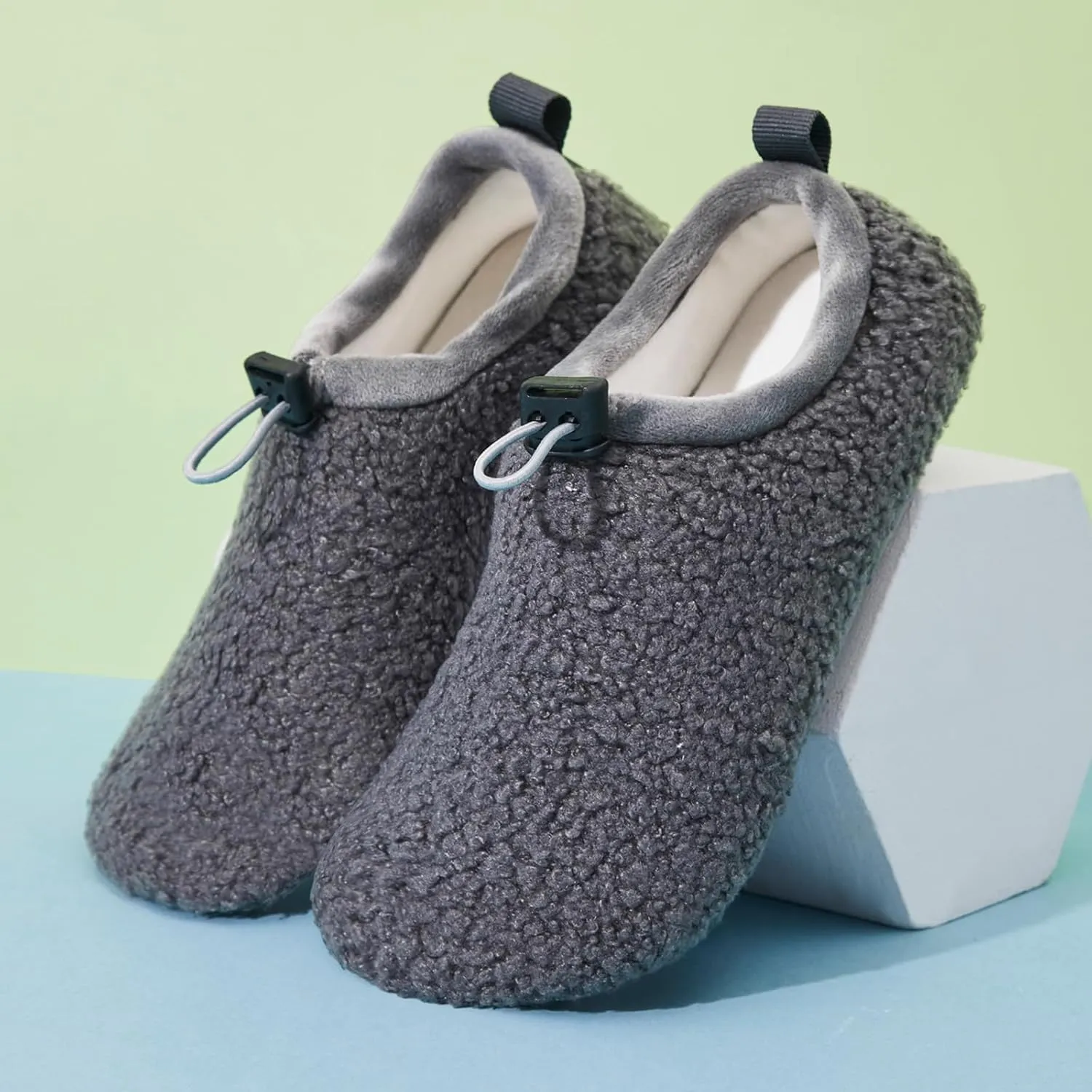Kids Cozy Slippers Winter Warm House slippers Socks Anti-Skid shoes (Toddler/Little Kid/Big Kid)