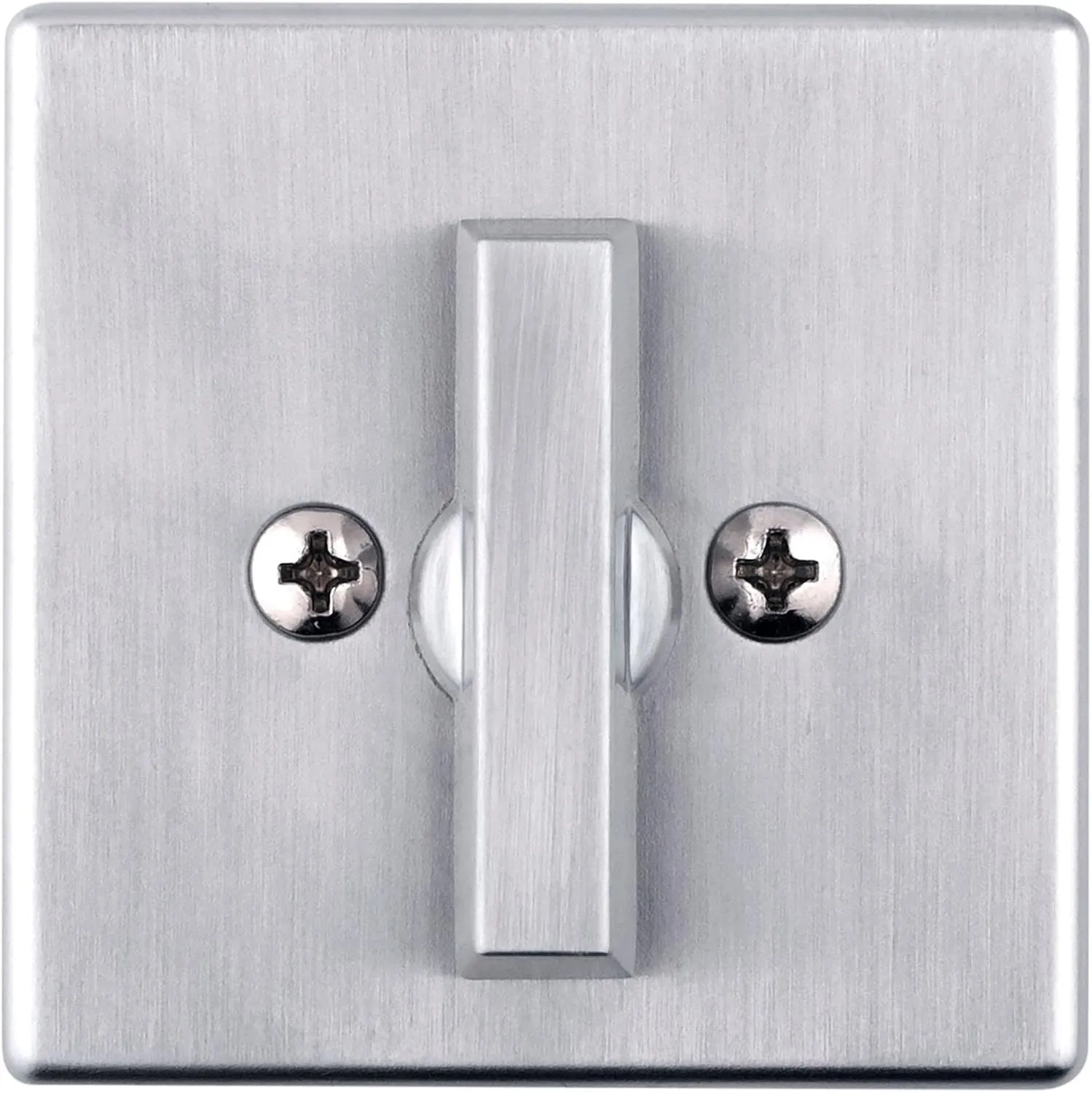 Kwikset 660 Contemporary Deadbolt Deadbolt Lock, Satin Chrome Square Exterior Keyed Front Entry Door, Pick Resistant SmartKey Rekey Security, Single Cylinder Dead Bolt