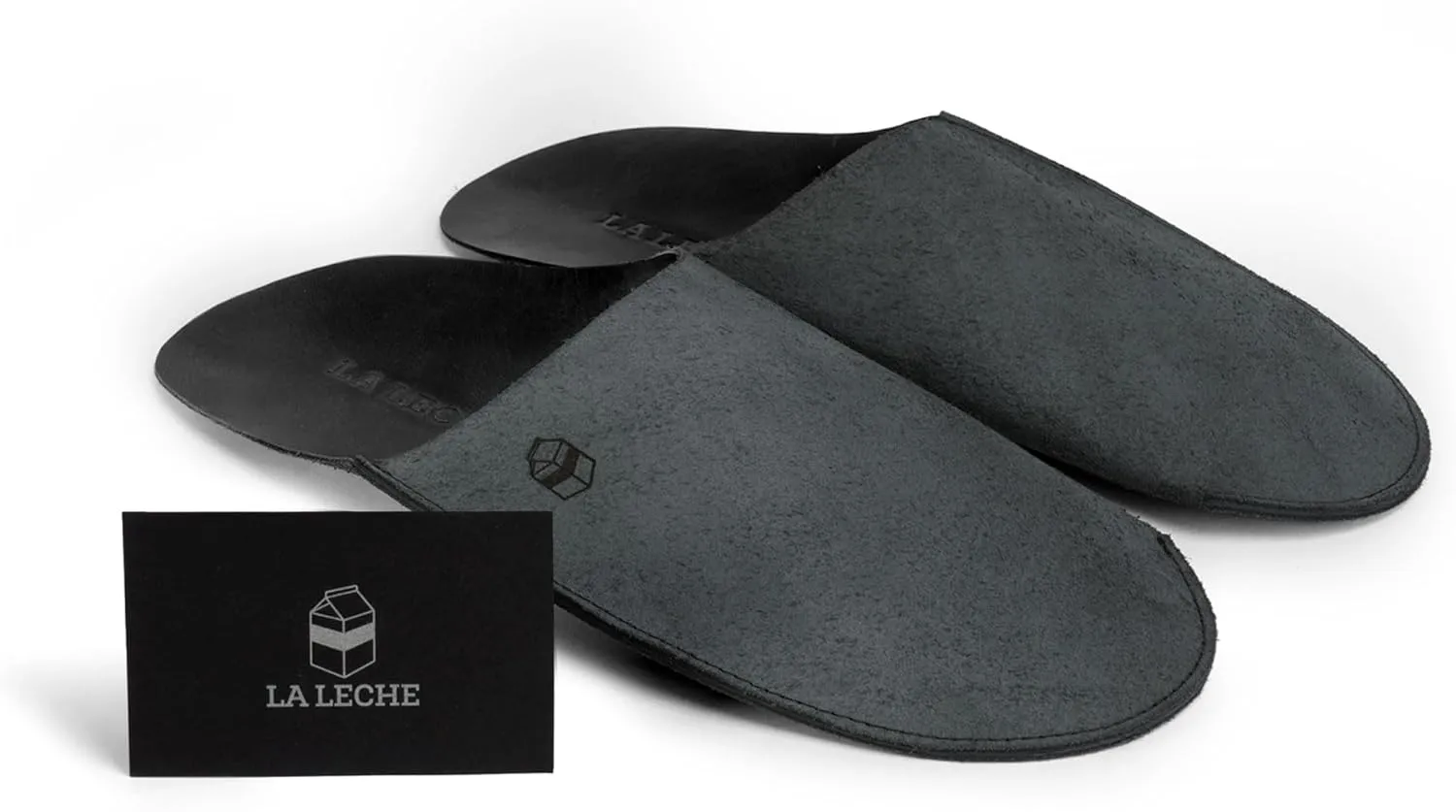 La Leche, Minimalist Slippers for Men, Shoes for Home, Indoor-friendly Slippers, Full Grain Leather, Handmade